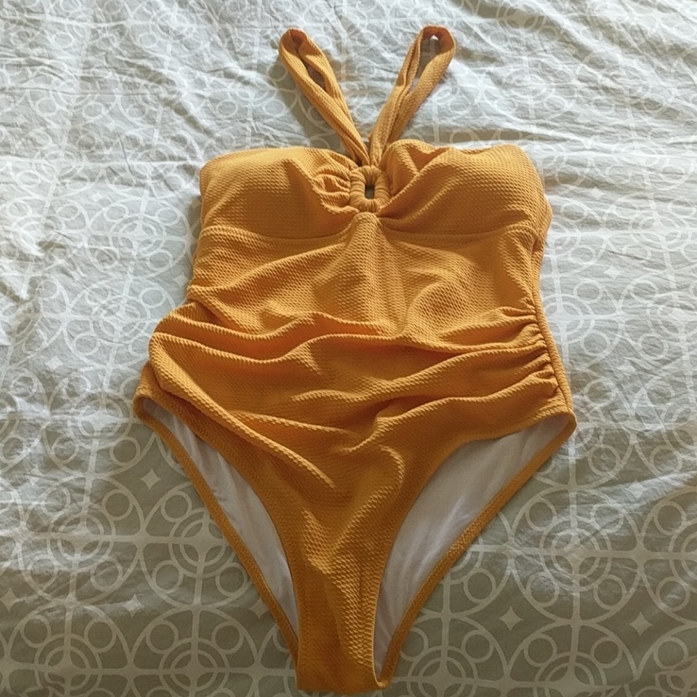 NWOT Yellow bathing suit